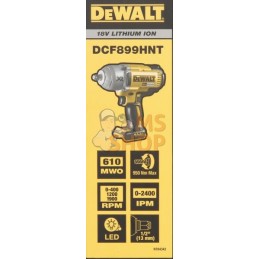 Clé à choc 1/2'' XR 18V 950Nm sans batterie | DEWALT Clé à choc 1/2'' XR 18V 950Nm sans batterie | DEWALTPR#924055