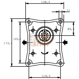 Moteur hydraulique PLM30.73R0-84E4-LED/EF-N | CASAPPA Moteur hydraulique PLM30.73R0-84E4-LED/EF-N | CASAPPAPR#694684