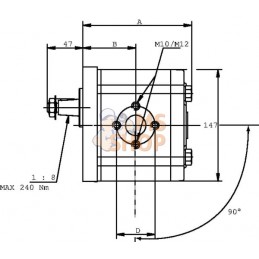 Moteur hydraulique PLM30.34R0-83E3-LEB/ED-N | CASAPPA Moteur hydraulique PLM30.34R0-83E3-LEB/ED-N | CASAPPAPR#694685