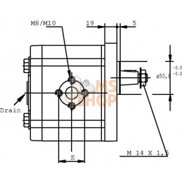 Moteur hydraulique PLM30.34R0-83E3-LEB/ED-N | CASAPPA Moteur hydraulique PLM30.34R0-83E3-LEB/ED-N | CASAPPAPR#694685