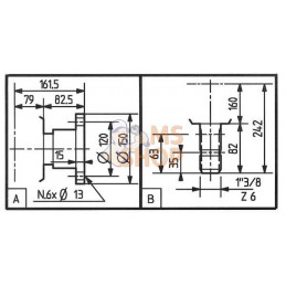 Boîtier T-304C 3:1 | COMER | COMER Boîtier T-304C 3:1 | COMER | COMERPR#906931