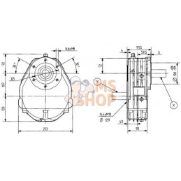 Boîtier A-624A 1:6,9 | COMER Boîtier A-624A 1:6,9 | COMERPR#906686