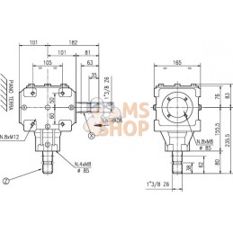 Boîte de vitesses T-27A 1:1 | COMER | COMER Boîte de vitesses T-27A 1:1 | COMER | COMERPR#906936