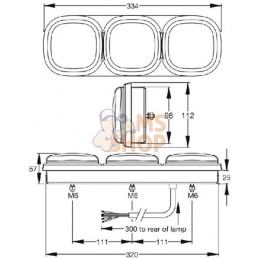 Feu arrière 334x112mm | BRITAX Feu arrière 334x112mm | BRITAXPR#714195