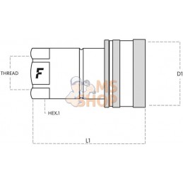 Coupleur bille femelle 3/8 NPT | FASTER Coupleur bille femelle 3/8 NPT | FASTERPR#781554