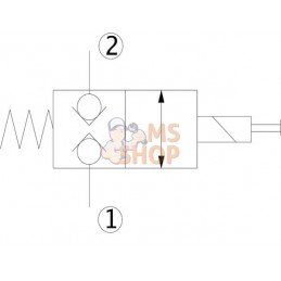 Distributeur 2/2 EVH06/C5-F-24 | DANFOSS Distributeur 2/2 EVH06/C5-F-24 | DANFOSSPR#784287