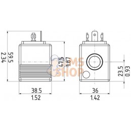 Bobine M13, 24V DC, 20W DN | DANFOSS Bobine M13, 24V DC, 20W DN | DANFOSSPR#784440