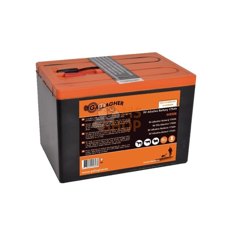 Batterie 9V 175Ah Gallagher | GALLAGHER Batterie 9V 175Ah Gallagher | GALLAGHERPR#854126