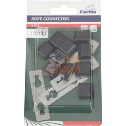 Connecteur corde, Ø 6mm, 5pcs | FARMA Connecteur corde, Ø 6mm, 5pcs | FARMAPR#856102