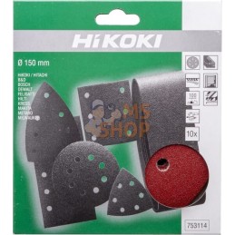 Disques abrasif Ø150mm K100 10s | HIKOKI Disques abrasif Ø150mm K100 10s | HIKOKIPR#612230