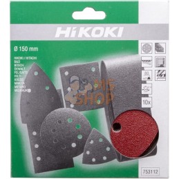 Disques abrasif Ø150mm K60 10st | HIKOKI Disques abrasif Ø150mm K60 10st | HIKOKIPR#612228