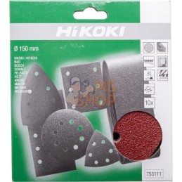 Disques abrasif Ø150mm K40 10st | HIKOKI Disques abrasif Ø150mm K40 10st | HIKOKIPR#612227