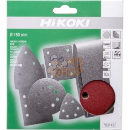 Disques abrasif Ø150mm K120 10s | HIKOKI Disques abrasif Ø150mm K120 10s | HIKOKIPR#612231