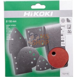 Disques abrasif Ø150mm K240 10s | HIKOKI Disques abrasif Ø150mm K240 10s | HIKOKIPR#612234