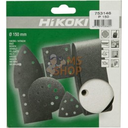 Disque abrasif Ø150mm K150 10 pièces | HIKOKI Disque abrasif Ø150mm K150 10 pièces | HIKOKIPR#612244