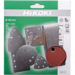 Disques abrasif Ø150mm K180 10s | HIKOKI Disques abrasif Ø150mm K180 10s | HIKOKIPR#612233