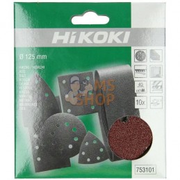 Disques abrasif Ø125mm K40 (10) | HIKOKI Disques abrasif Ø125mm K40 (10) | HIKOKIPR#612218