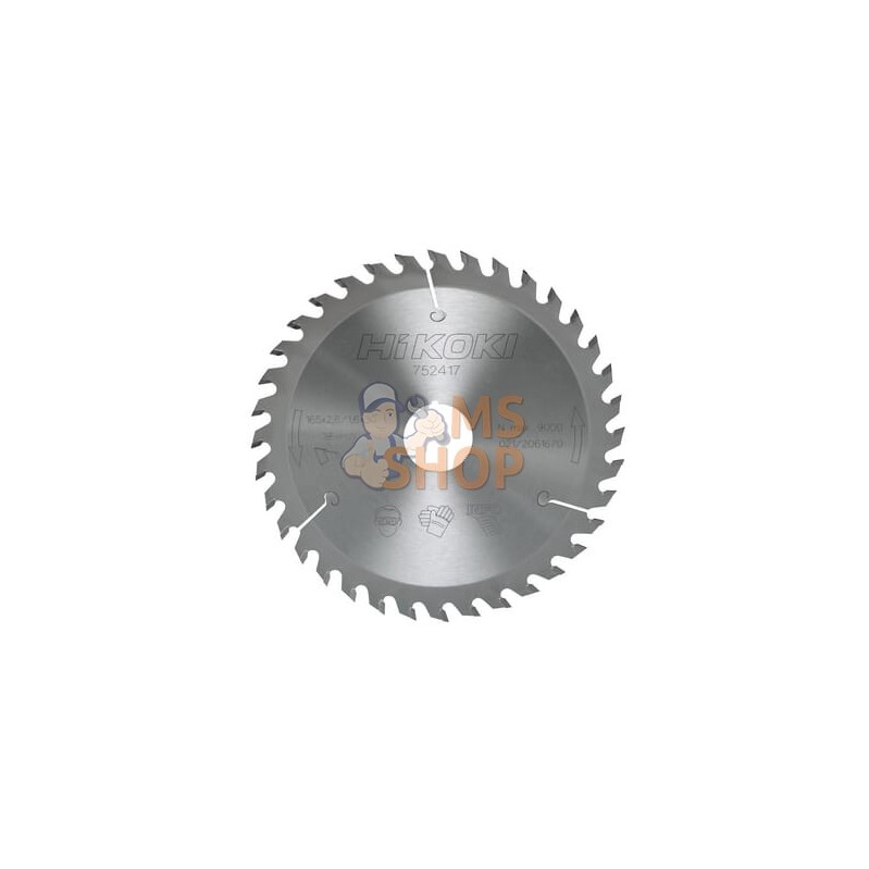 Lame pour scie circulaire fine Ø165x20 Z18 | HIKOKI Lame pour scie circulaire fine Ø165x20 Z18 | HIKOKIPR#612143