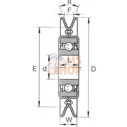 Rouleau tendeur | INA/FAG Rouleau tendeur | INA/FAGPR#890758