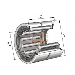 Roulement à aiguilles sans IR | INA/FAG Roulement à aiguilles sans IR | INA/FAGPR#45502