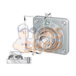 Palier quadrilatère RCJ | INA/FAG Palier quadrilatère RCJ | INA/FAGPR#890332