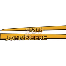 Autocollants "John Deere 6320" | GOPART Autocollants "John Deere 6320" | GOPARTPR#713810