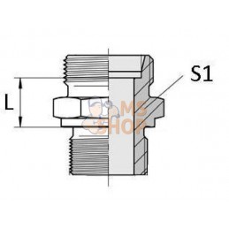 Coude mâle 8L-1/4 BSP - 50pcs | GOPART Coude mâle 8L-1/4 BSP - 50pcs | GOPARTPR#700648