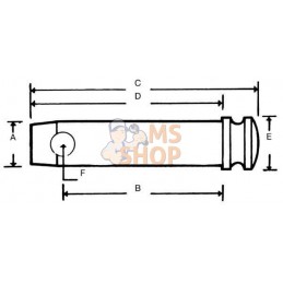 Barre de poussé 19x108mm gopart | GOPART Barre de poussé 19x108mm gopart | GOPARTPR#713895