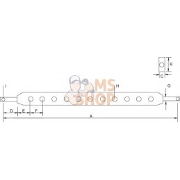 Barres traction 525 x 63 mm | GOPART Barres traction 525 x 63 mm | GOPARTPR#713639