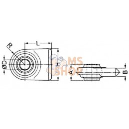 Embout à souder 16mm KF | GOPART Embout à souder 16mm KF | GOPARTPR#714077