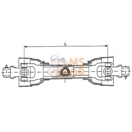 Cardan benne 27x74,6 PTO 40 L: 1210mm, gopart | GOPART Cardan benne 27x74,6 PTO 40 L: 1210mm, gopart | GOPARTPR#922106