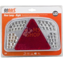 Feu arrière LED rectangle droit | GOPART Feu arrière LED rectangle droit | GOPARTPR#777339