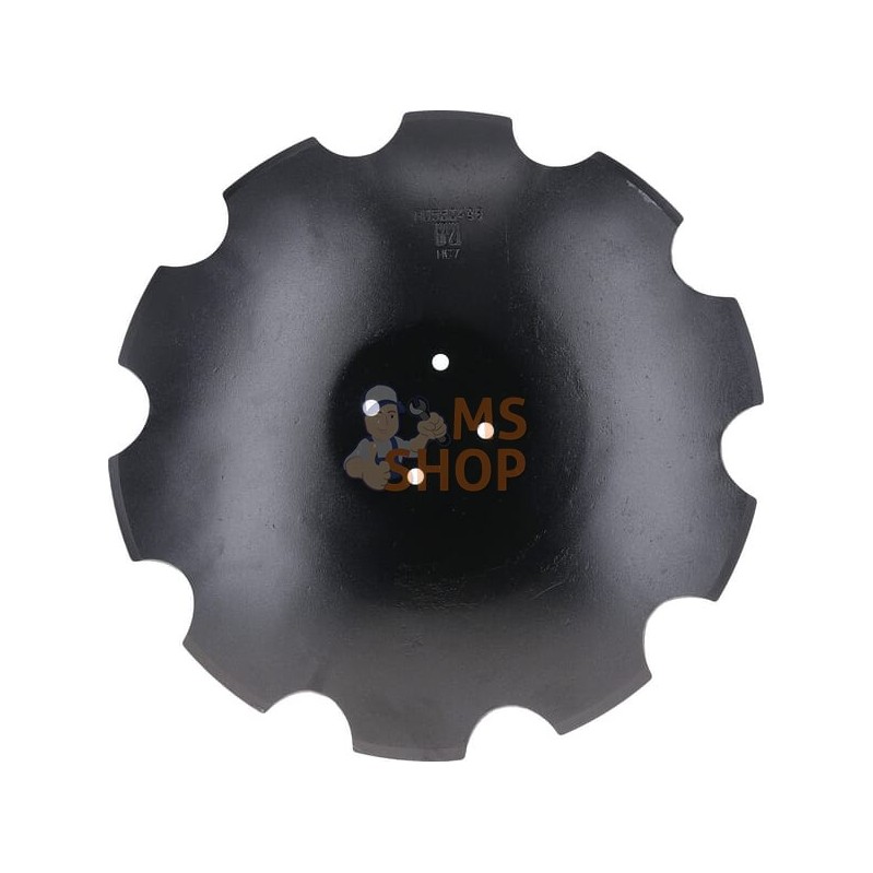 Disque de herse cranté 510 mm, 5 orifices | GOPART Disque de herse cranté 510 mm, 5 orifices | GOPARTPR#980215