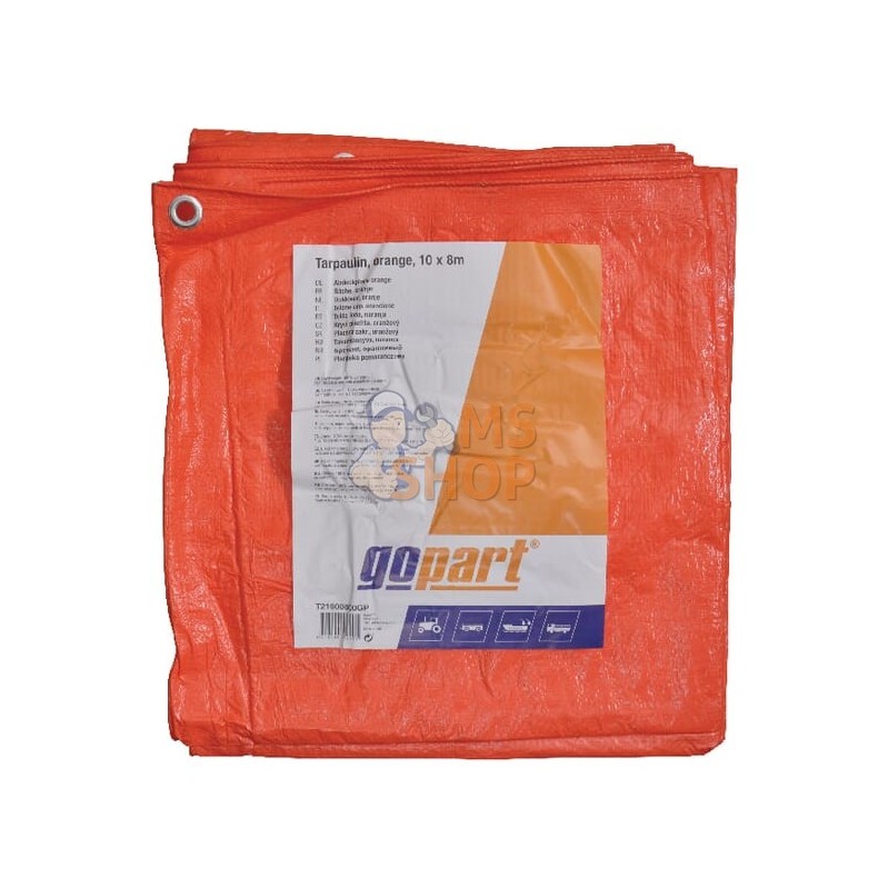 Bâche orange 10 x 8 m | GOPART Bâche orange 10 x 8 m | GOPARTPR#752816