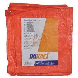 Bâche orange 4 x 3 m | GOPART Bâche orange 4 x 3 m | GOPARTPR#752824