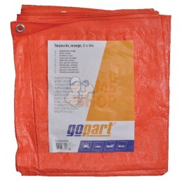 Bâche orange 5 x 4 m | GOPART Bâche orange 5 x 4 m | GOPARTPR#752823