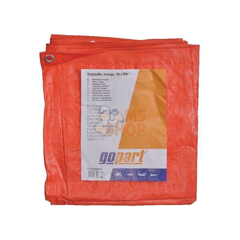 Bâche orange 10 x 6 m | GOPART Bâche orange 10 x 6 m | GOPARTPR#752817