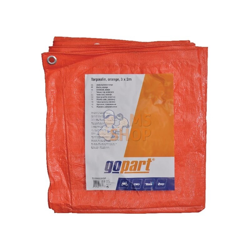 Bâche orange 3 x 2 m | GOPART Bâche orange 3 x 2 m | GOPARTPR#752825