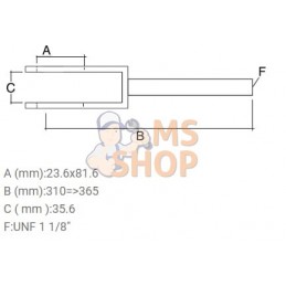 Barre de levage inférieure, JD | GOPART Barre de levage inférieure, JD | GOPARTPR#713794