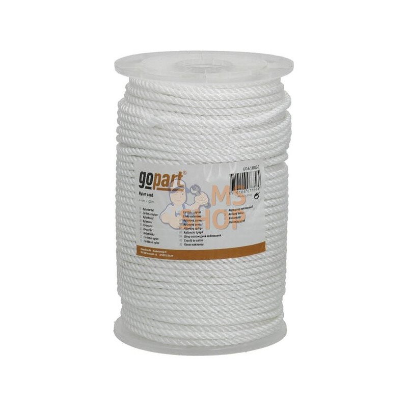 Cordon en nylon PA 6mm x 100m | GOPART Cordon en nylon PA 6mm x 100m | GOPARTPR#661607