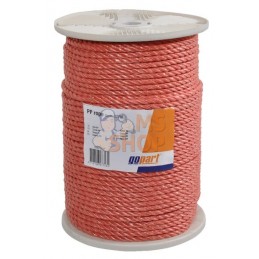 Corde PP orange 6 mm, 220 m | GOPART Corde PP orange 6 mm, 220 m | GOPARTPR#661585