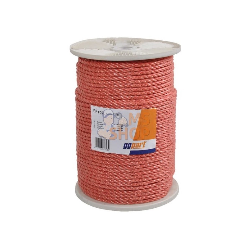 Corde PP orange 6 mm, 220 m | GOPART Corde PP orange 6 mm, 220 m | GOPARTPR#661585