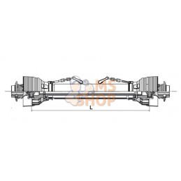 Arbre de transmission PTO 50 L : 1010mm, gopart | GOPART Arbre de transmission PTO 50 L : 1010mm, gopart | GOPARTPR#922164