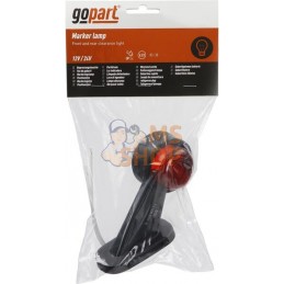 Feu de gabarit 12/24V, 108x132x68mm, gopart | GOPART Feu de gabarit 12/24V, 108x132x68mm, gopart | GOPARTPR#777245