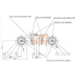 Feu de gabarit 12/24V, 108x132x68mm, gopart | GOPART Feu de gabarit 12/24V, 108x132x68mm, gopart | GOPARTPR#777245