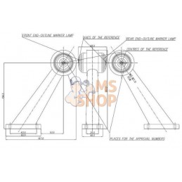 Feu de gabarit 12/24V, 156.5x167x68mm, gopart | GOPART Feu de gabarit 12/24V, 156.5x167x68mm, gopart | GOPARTPR#777242