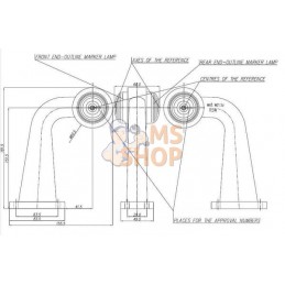 Feu de gabarit 12/24V, 187.5x155.5x68mm, gopart | GOPART Feu de gabarit 12/24V, 187.5x155.5x68mm, gopart | GOPARTPR#777236