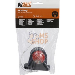 Feu de gabarit 12/24V, 78x97x68mm, gopart | GOPART Feu de gabarit 12/24V, 78x97x68mm, gopart | GOPARTPR#777179