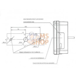 Feu arrière rectangle gauche 5 plots | GOPART Feu arrière rectangle gauche 5 plots | GOPARTPR#777309