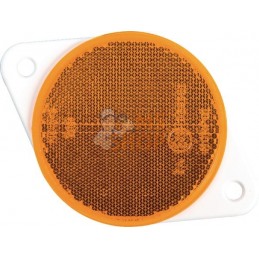 Catadioptre rond orange Ø75mm à visser | GOPART Catadioptre rond orange Ø75mm à visser | GOPARTPR#713967